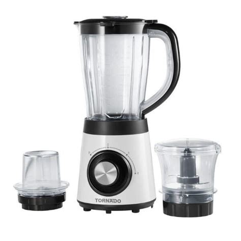 Tornado Blender With Mill Chopper Watt Liter Black White