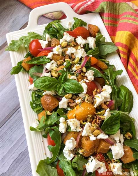 Roasted Golden Beet Salad With Goat Cheese