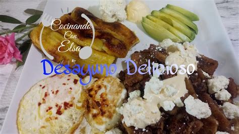 Como Preparar Un Desayuno💯🇸🇻salvadoreÑo Muy Delicioso Y Economico Youtube