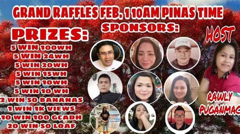 11 May Grand Raffles Feb 1 10am Pinas Time Pasok Npo Kau Guys Paentry