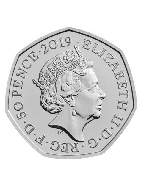 2019 Peter Rabbit Brilliant Uncirculated 50p Coin Pack Beatrix Potter