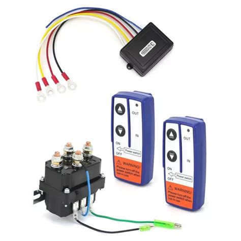 KIT DE TREUIL à TéLéCommande Sans Fil 12 V 250 A éTanche