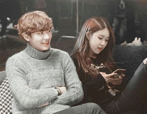 Pin By Pe On Kpop Foto Chanyeol Exo Exo Couple Kpop Couples