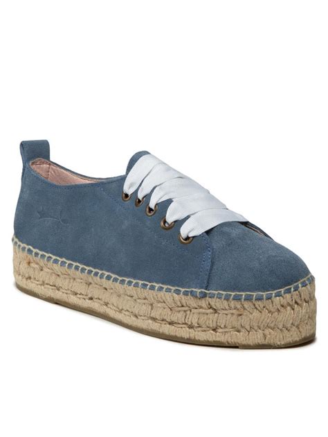 Manebi Espadryle Sneakers D K 1 3 E0 Niebieski Modivo Pl