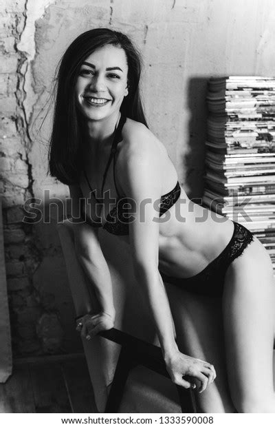 Sexy Lady Lace Lingerie Witn Long Stock Photo 1333590008 Shutterstock