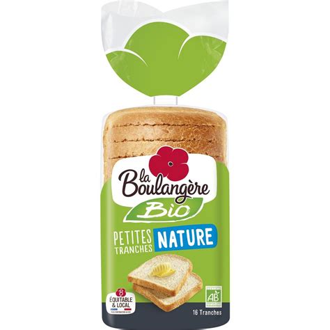 La Boulangere Pain De Mie Nature Bio Avec Cro Te Tranches G Pas