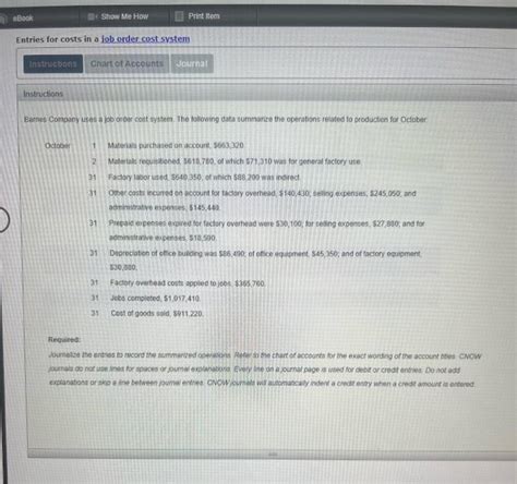 Solved Barnes Company Uses A Job Order Cost System Chegg