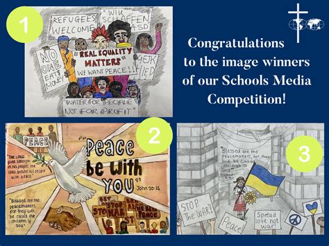 Winning Images In The Columban Schools Media Competition On Peace