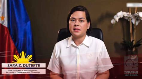 Vp Sara Duterte Black Propaganda Ay Maruming Bahagi Ng Politika