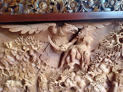 Ukiran D Motif Ramayana Kerajaan Jati Furniture