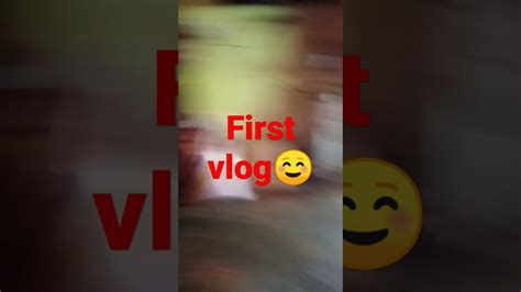 First Vloge Youtube