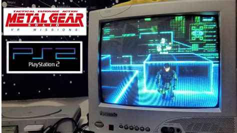 Metal Gear Solid Vr Missions Gameplay On An Original Ps1 With A Crt Tv