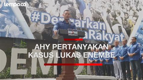 Kasus Lukas Enembe Ahy Murni Hukum Atau Ada Muatan Politik Video