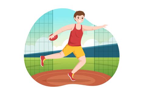 Discus Thrower Clipart