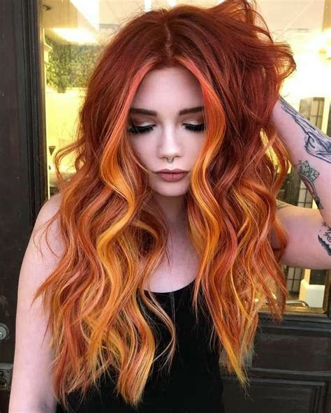 10 Ombre Fire Hairstyle Color Ideas 2024 Beautywaymag