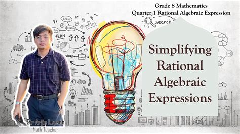 Simplifying Rational Algebraic Expressions Grade 8 Mathematics