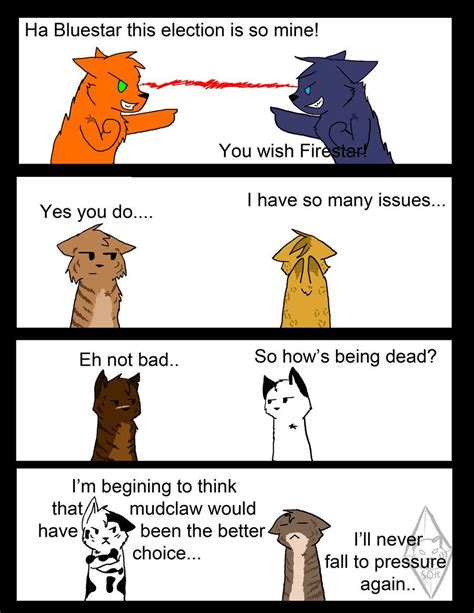 Warrior Elections By Stories Of Heroes Warrior Cats Comics Warrior Cats Funny Warrior Cats Books