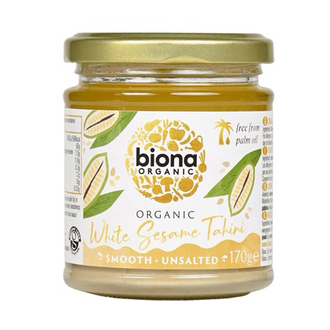 B H T M Tr Ng H U C White Seasame Tahini Biona Organic G