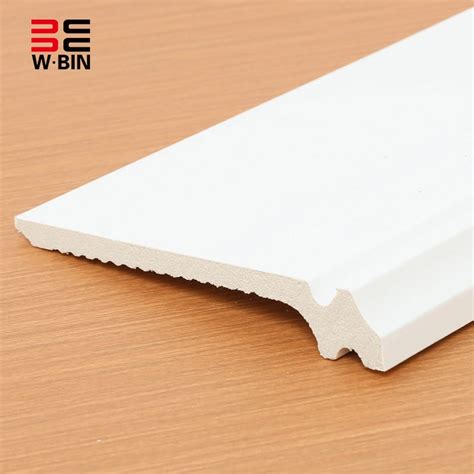 2023 PT28 138 22mm PVC Skirting PS Skirting Board Polystyrene Baseboard