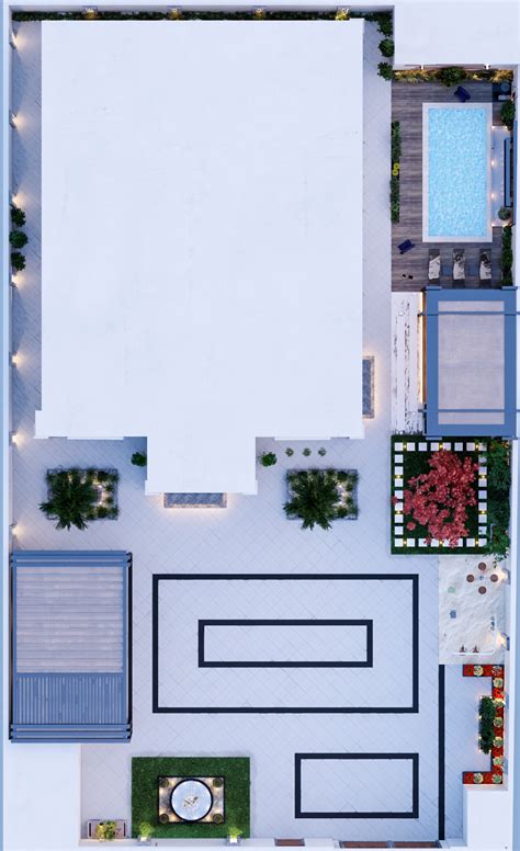 Villa garden Located in Abu Dhabi. on Behance