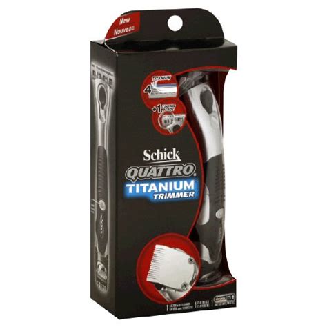 Schick Quattro Titanium Razor with Trimmer