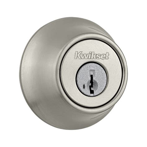 Shop Kwikset 665 Smartkey Satin Nickel Double Cylinder Deadbolt At