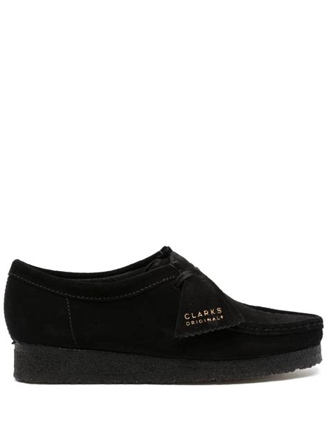 Clarks Wallabee Suede Shoes In Black | ModeSens