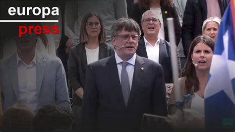 Puigdemont Presenta Su Candidatura Para El De Mayo Y Los Dem S