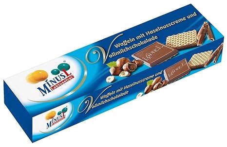 Minus L Laktosefreie Waffeln Mit Haselnusscreme Und