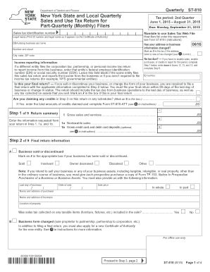 Fillable Online Tax Ny Form ST 810 Department Of Taxation And Finance