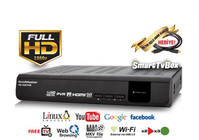 Goldmaster Hd Pvr Full Hd Dijital Uydu Al C S Usb Hdmi Smart