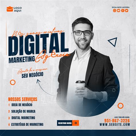 Ag Ncia De Marketing Digital E Corporativo Instagram Banner Template