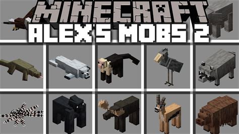 Minecraft More Alexs Mobs 2 Mod Scarier Animal Mob And Mutants