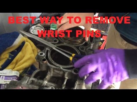 BEST WAY TO REMOVE EJ WRIST PINS AND PISTONS Ej25 Teardown PT 2 YouTube