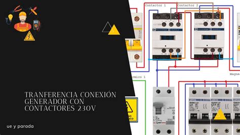 Conexi N Transferncia Generador Y Contactores El Ctricos V Youtube