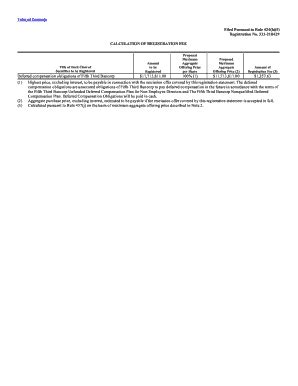 Fillable Online Filed Pursuant To Rule 424 B 5 Registration No 333