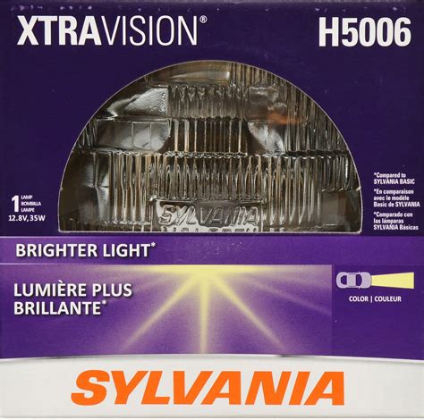 H5006 Sylvania XtraVision Sealed Beam Headlight Brighter Light 1 Pk