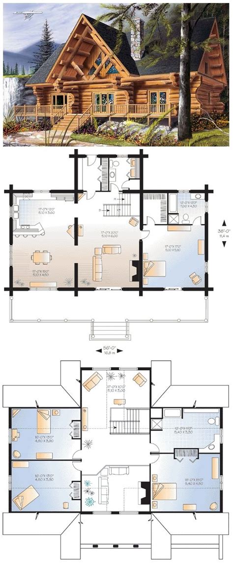 Cool Log Cabin Floor Plans Lucire Home