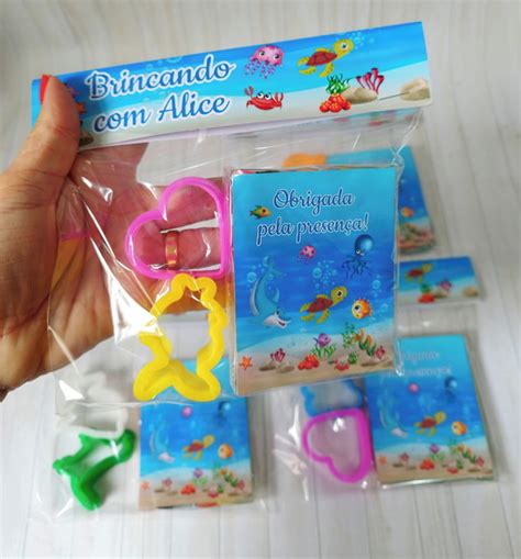 Kit De Massinha De Modelar Fundo Do Mar Elo7 Produtos Especiais