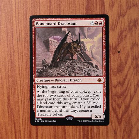 Bonehoard Dracosaur 0134 The Lost Caverns Of Ixalan Lci Hologram