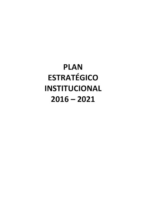 PDF PLAN ESTRATÉGICO INSTITUCIONAL unijuanpablo edu pe PLAN