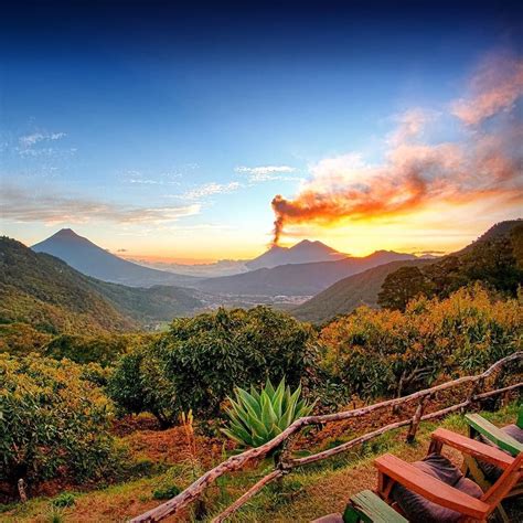 Volcán De Fuego Guatemala Guatemalaphotostock Paisaje Landscape