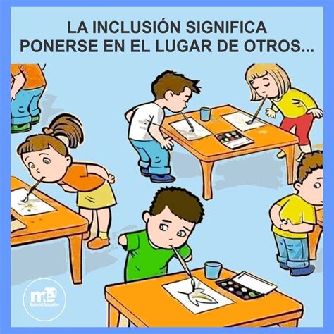 La inclusión significa ponerse en el lugar de otros Child