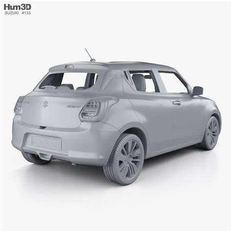 Suzuki Swift with HQ interior 2020 3D model - Download Hatchback on 3DModels.org