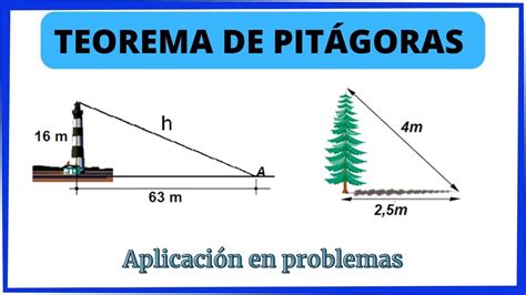 Teorema De Pitagoras 📝aplicación En Problemas Youtube