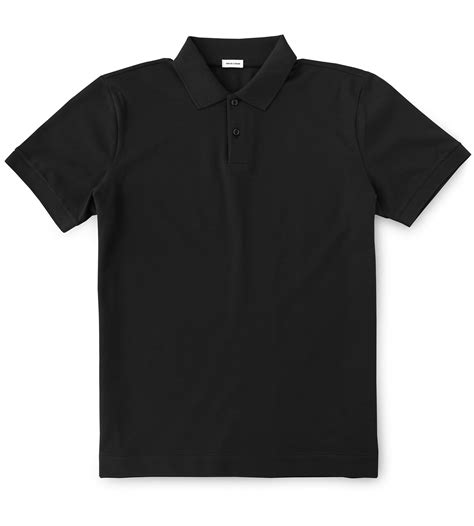 Custom Fitted Pique Polo Shirt Black Son Of A Tailor Black Polo T Shirt Polo Shirt Outfits