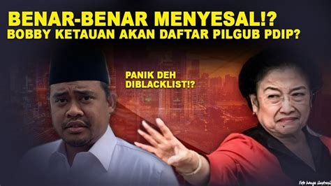 BOBBY DIAM DIAM AKAN DAFTAR PILGUB PDIP REAKSI BU MEGA DILUAR DUGAAN