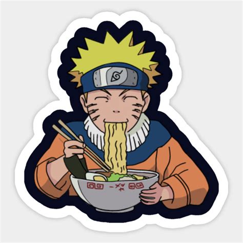 Naruto Uzumaki Ichiraku Ramen Noodles Naruto Shippuden Sticker