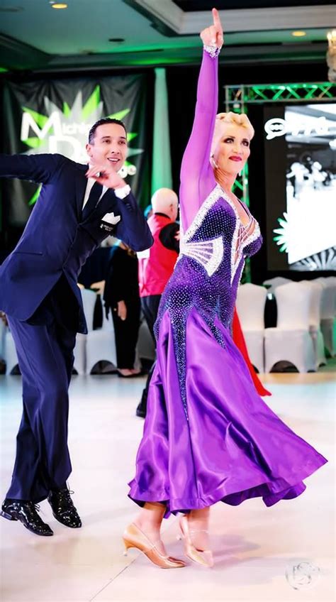 Charlene Proctor And Mikhail Zharinovv Dance The Foxtrot At The Michigan Dance Challenge March