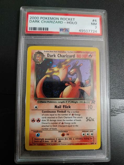 Pokemon Team Rocket - Dark Charizard Holo PSA 7 for Sale - ScienceAGogo